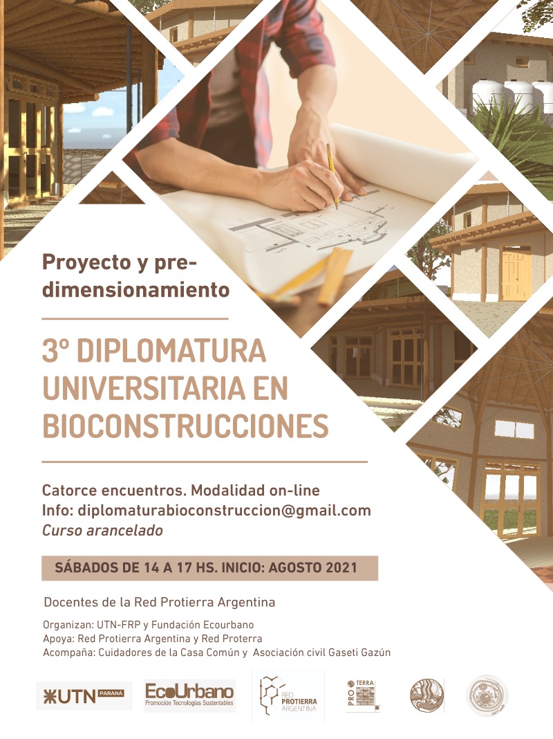 3ra Diplomatura universitaria en bioconstrucciones 2021