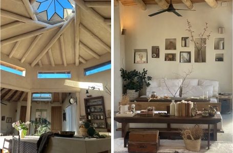 Una casa de Quincha en Escobar inspirada en las carpas tipi