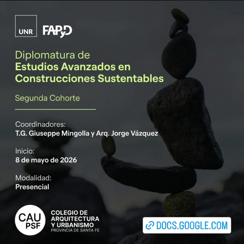 UNR Diplomatura en Construcciones Sustentables – 2° cohorte